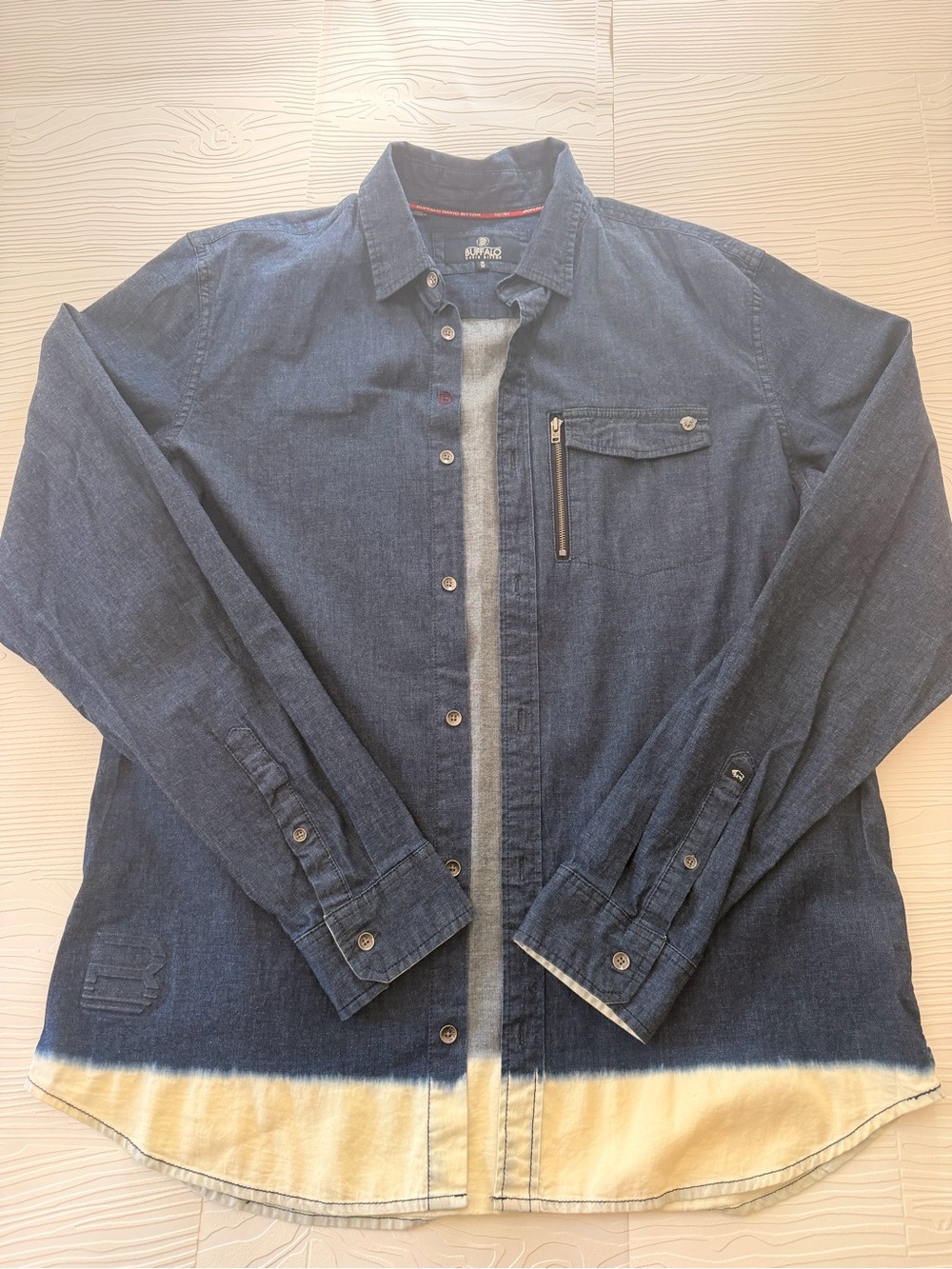 Buffalo David Bitton Indigo Dip-Dye Denim Shirt Jacket